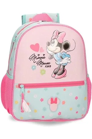 Disney Joumma Bags, Minnie Imagine, Schulrucksack, Kinderrucksack, aus Polyester, breite verstellbare Schulterriemen, oberer Griff Zum Aufhängen., , Zaino Minnie