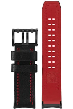 Luminox Tony Kanaan Series FEX.1180.20B.1.K - Cinturino da uomo in acciaio inox e pelle, colore: , , 26mm, cinghia
