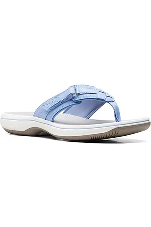 Clarks Brezza Mare, Infradito Donna, Lavanda Sintetica, 39.5 EU