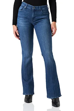 7 for all Mankind Bootcut Slim Illusion Adventure Jeans, , Regular da Donna