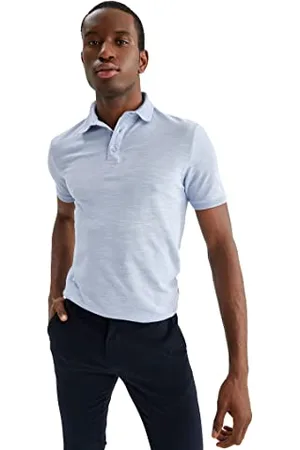 DeFacto M7125AZ, Polo, Uomo, Blu, S
