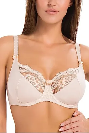 Teyli Reggiseni Donna Cotone - Reggiseno Morbido Ferretto - Reggiseno Donna Spalline Regolabili – Reggiseni Finiture in Pizzo 6B