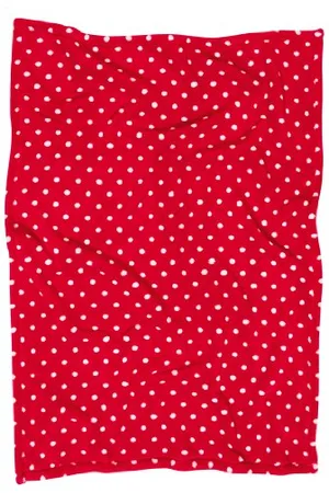 Playshoes Coperta in Pile, Coperta Neonato, Pile Bebè, Plaid in Pile, Versatile Coperta Coccolone per Bambini e Bambine, 75 x 100 cm, con Motivo a Punti