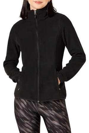 Amazon Giacca in pile morbido con cerniera intera dal taglio classico (disponibile in taglie forti) Donna, , XS