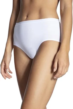 Calida Natural Comfort Mutande, (Weiss 001), 54 (Taglia Produttore: Large) Donna