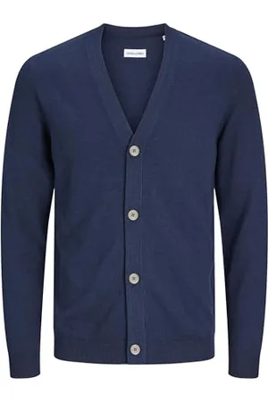 JACK & JONES Knitted Cardigan Plain Knitted Cardigan S S