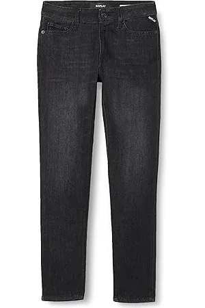 Replay Jeans da Donna Luzien Skinny Fit con Power Stretch, Nero , 23W/32L