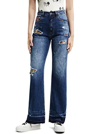 Desigual Xenia, 5053 Denim Medium Wash Jeans, , 34 da Donna
