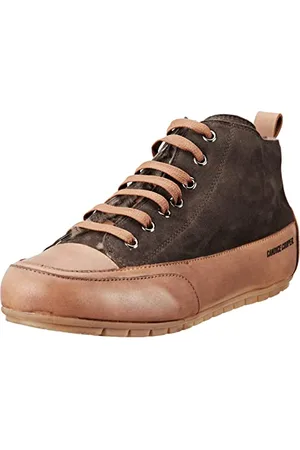 Candice Cooper Mid Fur, Sneaker, Donna, Cuir/Ebony, 37.5 EU