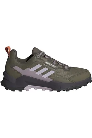 adidas Terrex AX4 Hiking Shoes, Scarpe da Trekking Donna, Olive Strata/Silver Dawn/preloved Fig, 36 EU
