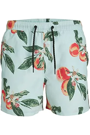 JACK & JONES PLUS Costume da Bagno da Uomo, JPSTFIJI JJSWIM Bahama PS Cloud Dancer, Taglia 42