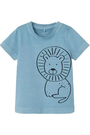 NAME IT Nbnosafir SS Top Box T-Shirt, , 12 Mesi Unisex-Adulto