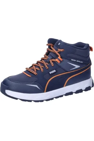PUMA Evolve Trail Jr, Sneaker, Club Navy-Maple Syrup, 37 EU
