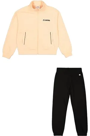 Champion Legacy Graphic Shop G (405047) -Ultra-Light Soft Compact Powerblend Terry High-Neck Tuta Sportiva, (EAC/NBK), 15-16 Anni Bambina