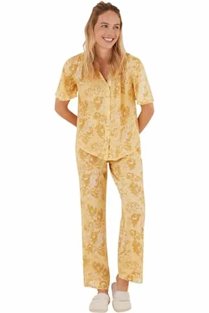 Women secret Pigiama Camicia Lunga Fiori Set, , L Donna
