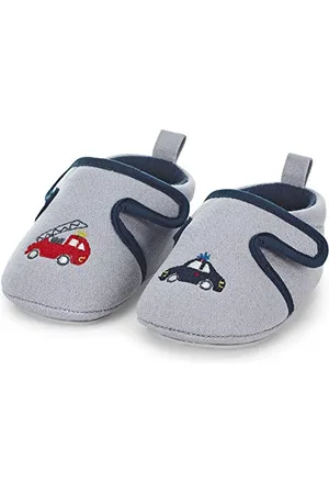 Sterntaler Pantofole Bimbo Pantofole, Bimbo 0-24, Grigio (Rauchgrau 566), 19/20 EU (6-9 mesi Bimbo UK)