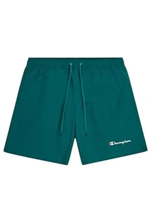 Champion Legacy Icons Beachshorts-Crinkle Taslon Small Script Logo Brief Costume a Pantaloncino, , L Uomo