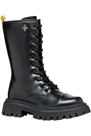Geox J MAQUINNENS Girl C, Stivale a metà Polpaccio, Black, 31 EU