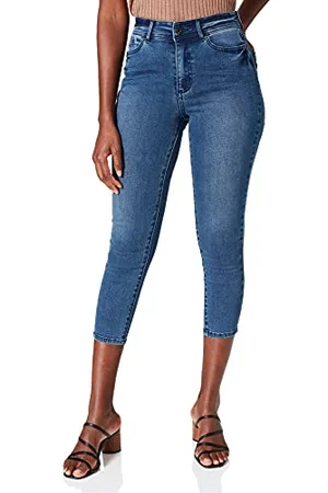FIND Dc5469a Jeans Skinny, (Indaco Medio), 32W / 32L Donna