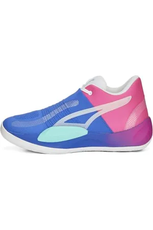 PUMA Rise Nitro Fadeaway, Scarpe da Basket Unisex-Adulto, Royal Sapphire-Ravish, 40 EU