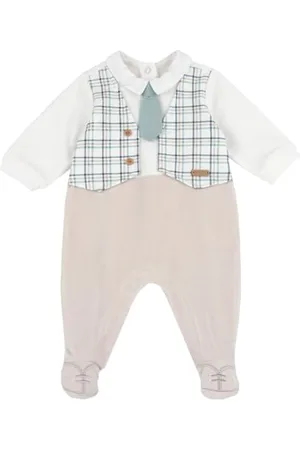 chicco Tutine In Ciniglia Con Apertura Entrogamba Neonato/Neonata 0-24 mesi, , 6 mesi, Designed in Italy