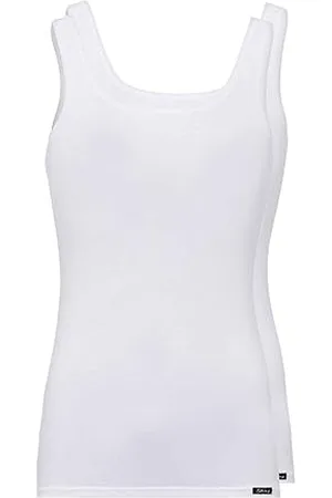 Skiny Damen Tank Top 2er Pack Advantage Cotton Canottiera, , 36 (Pacco da 2) Donna