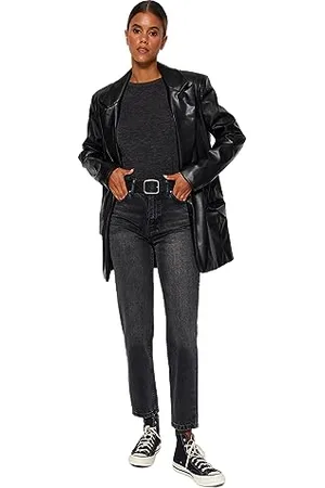 Trendyol Jeans a Vita Alta da Donna, , 46