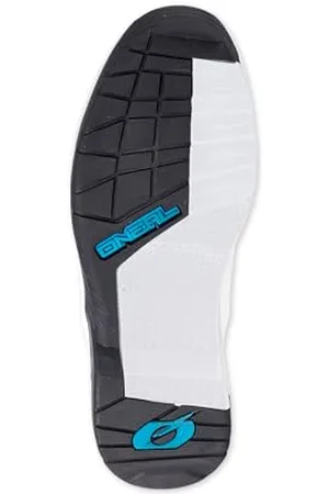 Oneal | Stivali Motocross | Enduro Motorcycle | Suola antiscivolo per la massima aderenza, zona tallone ergonomica, fodera perforata | Stivali RMX | Adulto | Nero-Bianco | Taglia 42