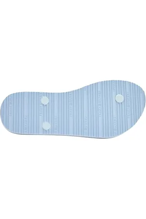 Tommy Hilfiger Hilfiger Strap Beach Sandal FW0FW07901, Infradito Donna, Blu (Breezy Blue), 37 EU