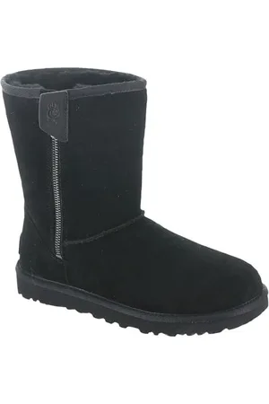 UGG Classic Short Bailey Zip, Avvio Donna, Black, 36 EU