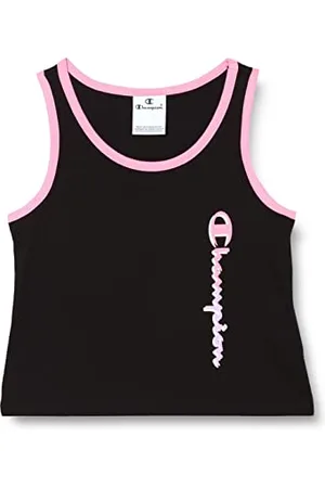 Champion Legacy C-Color-Vertical Logo Boxy Canottiera, , 7-8 Anni Bambine e Ragazze