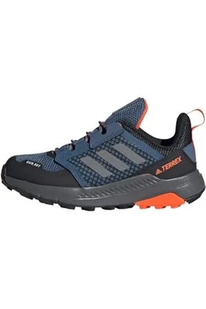 adidas Terrex Trailmaker Rain.RDY Hiking Shoes, Scarpe da Trekking, Wonder Steel/Grey/Impact Orange, 31.5 EU