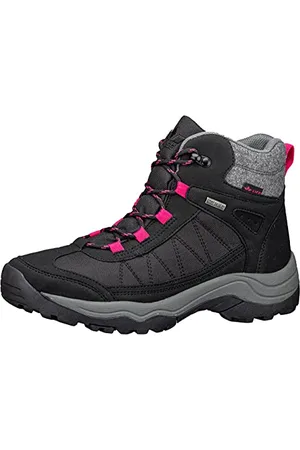 LICO Randers, Stivali da Neve Donna, Nero/Rosa, 36 EU