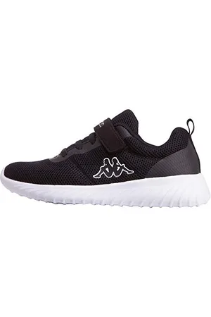 Kappa Ces K Scarpe da ginnastica Unisex - Bambini e ragazzi, Nero (Black/White), 25 EU