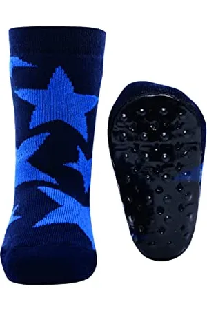 Ewers Stoppersocks stelle, calzini antiscivolo con suola in gomma per bambini e bambine, con, MADE IN GERMANY, 1 paio di calzini antiscivolo per bambini, taglia 19-20