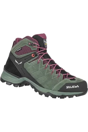 Salewa Alp Mate Mid Scarpe da Trekking da Donna, Verde, 9