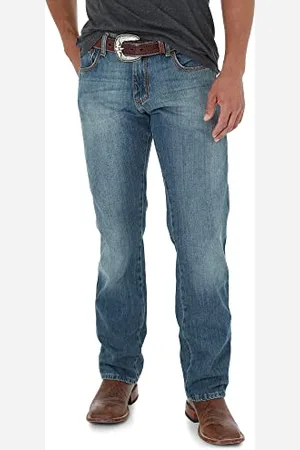 Wrangler Jeans da Uomo Slim Straight Leg Jean Jean Retro Ceñido De Pierna Recta的 ر رررر Jean Retro Ceñido De Pierna Recta的 Jeans, Top Rocky, W29 / L30
