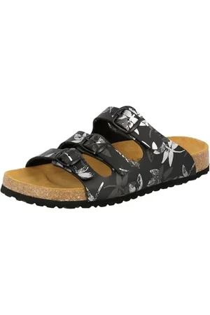 LICO Bioline Leave, Ciabatte Donna, (Black Black), 38 EU