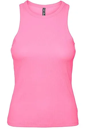 Pieces® Pcruka-Canottiera Noos BC Top, Begonia Rosa, S Donna