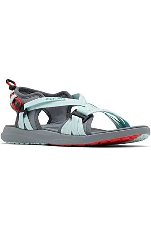 Columbia Sandal Sandali Da Trekking da Donna, Verde (Icy Morn x Grey Ash), 37 EU