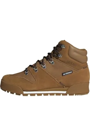 adidas Terrex Snowpitch Cold.RDY Hiking Shoes, Scarpe da Trekking Uomo, Bronze Strata/Semi Impact Orange, 45 1/3 EU
