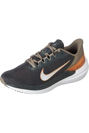 Nike Air Winflo 9, Sneaker Donna, Dk Smoke Grey/Metallic Silver-Olive Grey, 37.5 EU