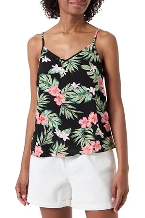 ONLY Onlnova Life Vis Paris - Canottiera Aop, Top con bretelle Donna, , 44