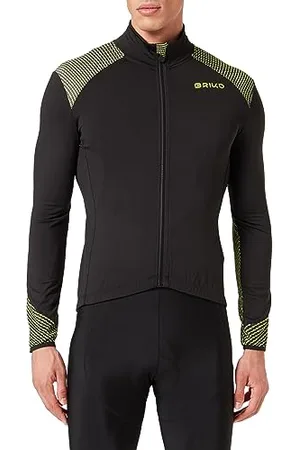 Briko Wintertide Jersey Maglia Lunga, Black ALICIOUS-Lime, S Unisex-Adulto