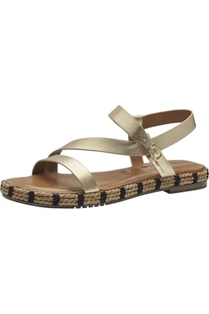 Tamaris Donna 1-28131-42, Sandali Bassi, Gold, 36 EU