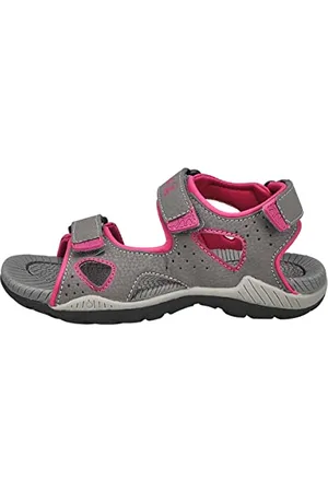 Kamik Lobster2, Sandali Bassi Bambina, Grigio Scuro/Rosa, 28 EU