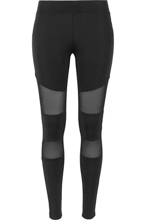 Urban classics Leggings, Sportivi a Vita Alta con Inserti Mesh Elasticizzati con Vestibilità Regolare e Gamba Affusolata, da Donna, , XS