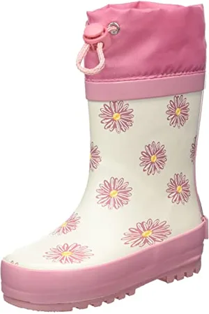 Playshoes Stivali Di Gomma Con Coulisse, Stivali Di Gomma Con Coulisse Unisex - Bambini e ragazzi, , 24 EU