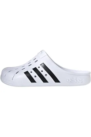 adidas Adilette Clogs, Sandali, Cloud White/Core Black/Cloud White, 37 EU