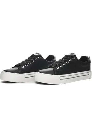 Kappa Sneakers Bassa, Donna, Nero, Poliuretanica, Walking, Logo TUDY, Taglia: 40